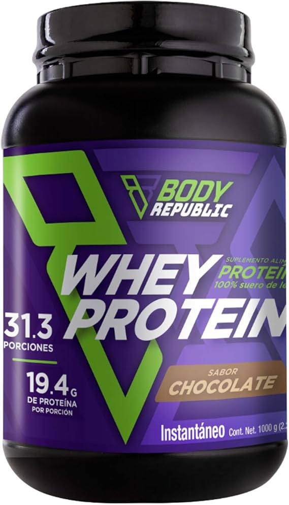 BODY REPUBLIC, Proteína de suero de leche, Whey Protein, 18 Aminoácidos, Sabor C