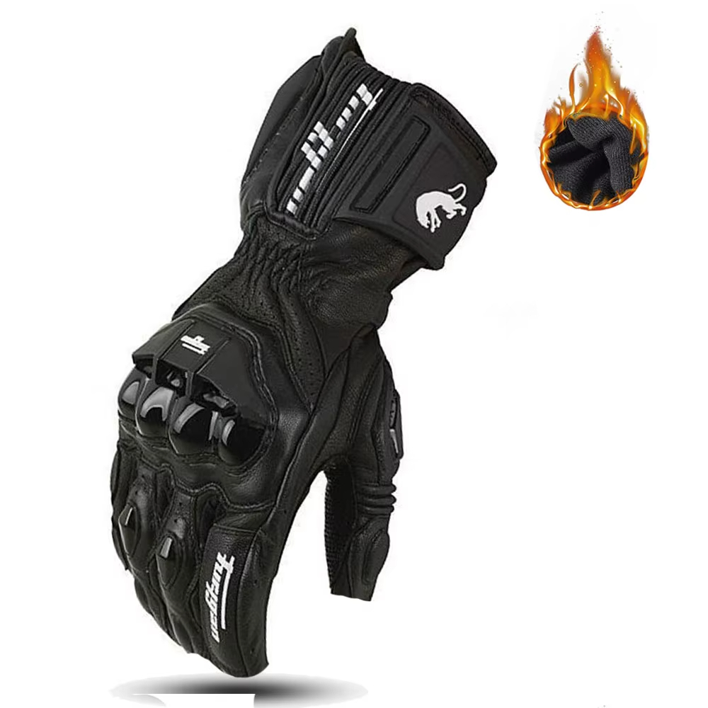 Guantes furigan largos sin fibra de carbono NEGRO