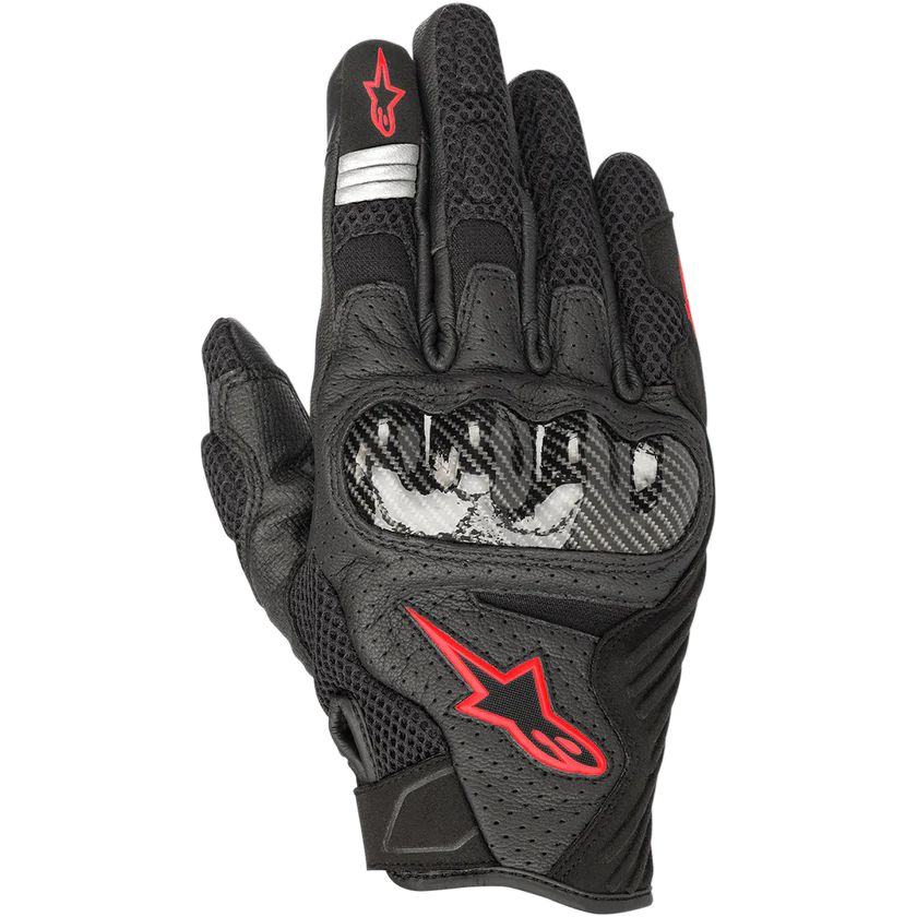Guantes Alpinestars  SMX-1 Air V2 NEGRO CON ROJO