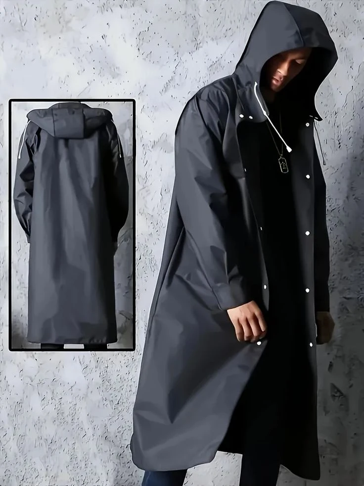 Chaquetas largo impermeable