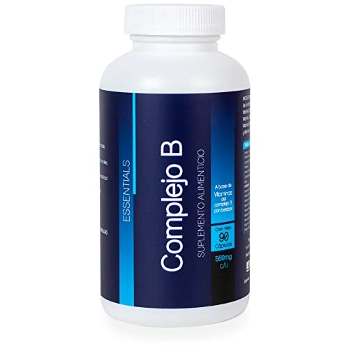 NLS ESSENTIALS | COMPLEJO B | Vitaminas B1, B2, B3, B5, B6, B7, B9, B12 I 90 Cápsulas