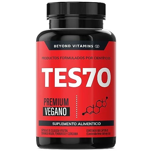 TESTO | HOMBRES | Precursor con 10 ingredientes | Maca negra, Fenogreco, Creatina, Arginina, Cúrcuma, Zinc y más | Suplemento formulado sin rellenos | Ingredientes Naturales | 180 cápsulas