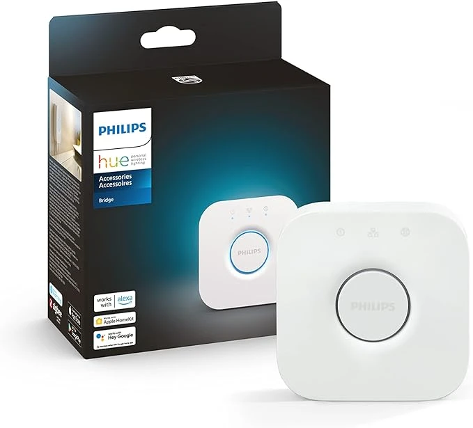 puente para sistema de iluminación Hue - controla con tu voz y conecta hasta 50 luminarios/accesorios inteligentes
