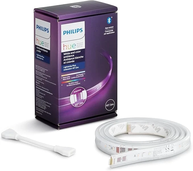 Tira de luz Inteligente multicolor para interiores 1M - Versión 4 Bluetooth Compatible con Alexa