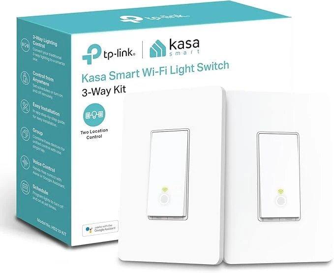 Interruptor de luz Kasa Smart Wi-Fi, kit de 3 vías por TP-Link