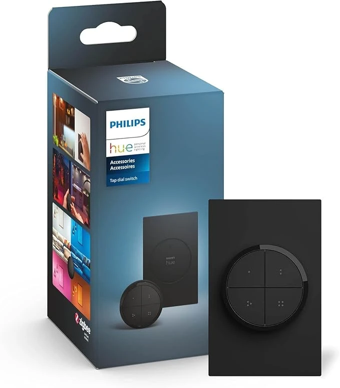 Interruptor de esfera negra, 2 piezas Philips Hue 578773 Tap NAM