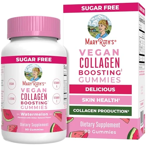 Mary Ruth | Gomitas de colágeno vegano para la salud del cabello y las uñas | Collagen gummies