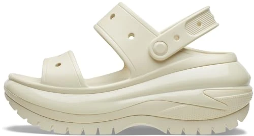 Crocs Sandalia clásica Mega Crush | Sandalias de plataforma Sandalia con talón para Unisex adulto