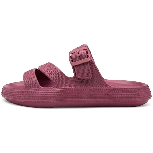 Getac CHANCLAS MUJER, SANDALIAS HOMBRE EVA con Plataforma Gruesa Suela Antiderrapante PANTUNFLAS Unisex, Broche ajustable Cómodas Secado rápido Casuales Baño Playa
