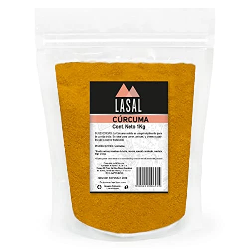 Cúrcuma molida 1 Kilogramo Pouch Resellable Lasal, 1000 grams, 1000 gramo, 1