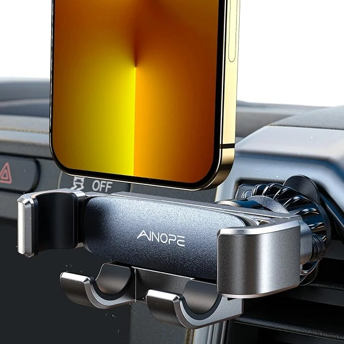 Soporte Celular Auto, [Ganchos Metálicos Más Sólidos]