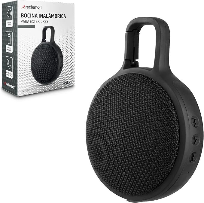 Bocina Bluetooth Portátil contra Agua con Manos Libres, Ideal para Exteriores