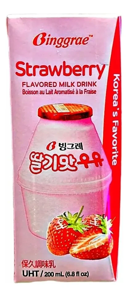Bebida Coreana Fresa 200mL