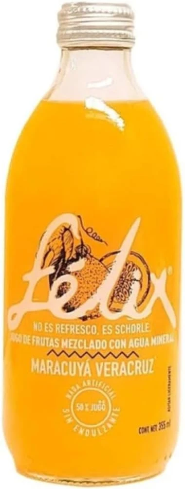 Soda Natural Maracuyá Veracruz, 355ml