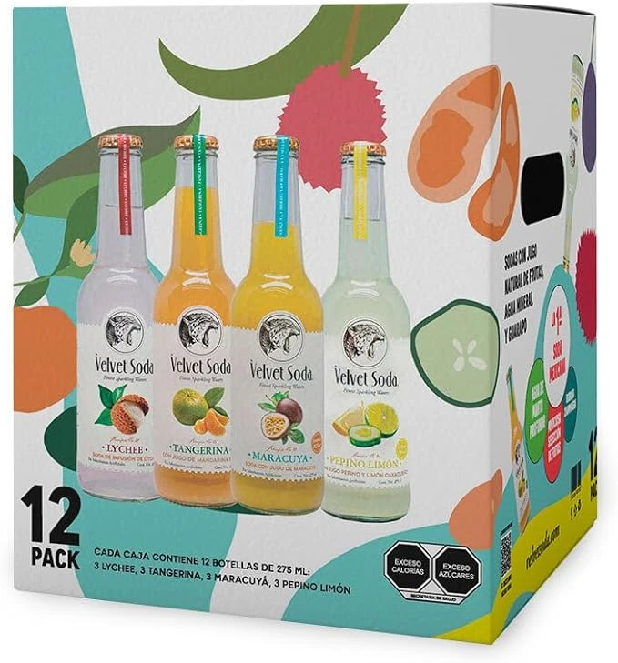 Jugo de Caña de Azúcar Pack de 4 Sabores: Lychee, Tangerina, Maracuyá, Pepino Limón