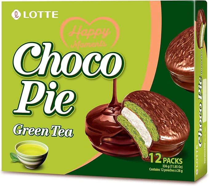 Lotte Chocopie Matcha 12 Piezas