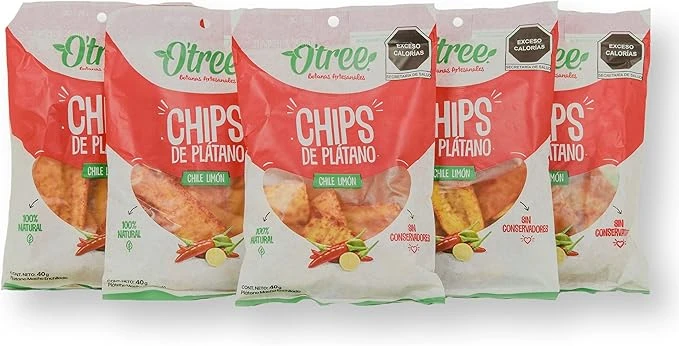 Chips de Plátano Macho Mexicano, Botana Artesanal Saludable