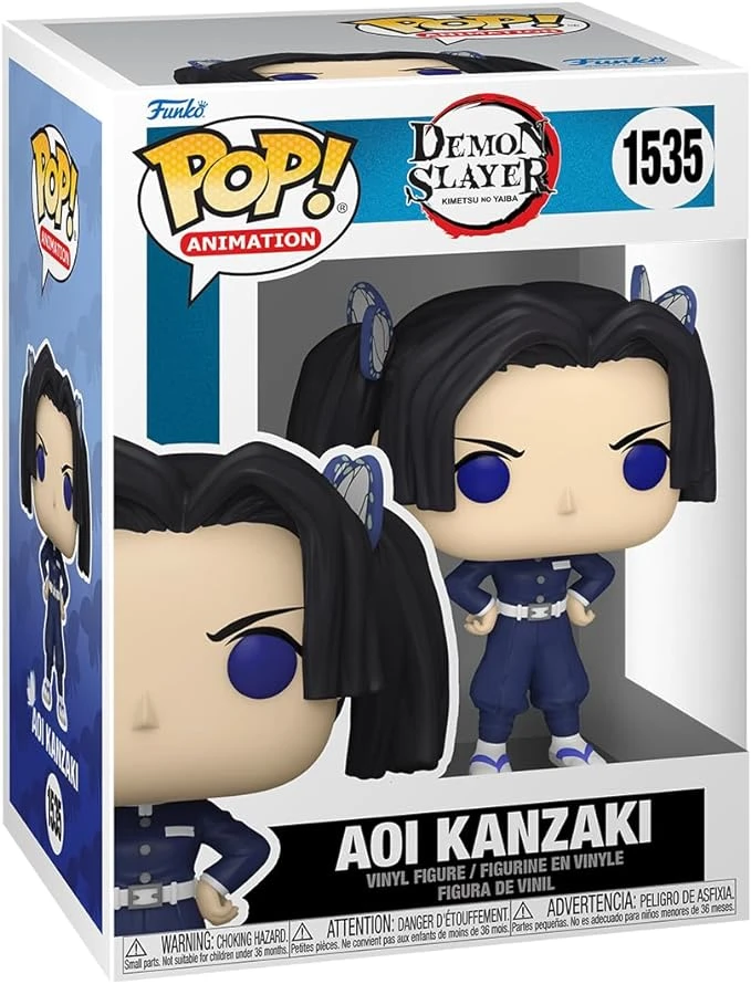 Funko Pop! Animation: Demon Slayer - Aoi Kanzaki - 1/6 Odds For Rare Chase Variant - Guardianes de la Noche - Figura de Vinilo Coleccionable - Idea de Regalo - Mercancia Oficial - Anime Fans