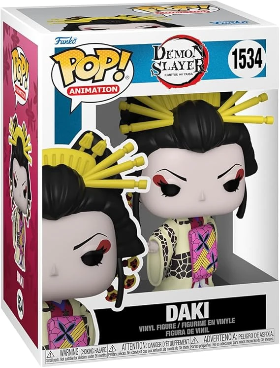 Funko Pop! Animation: Demon Slayer - Daki - Guardianes de la Noche - Figura de Vinilo Coleccionable - Idea de Regalo - Mercancia Oficial - Juguetes para Niños y Adultos - Anime Fans