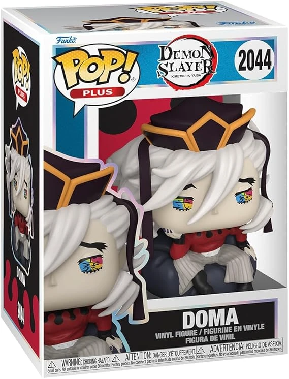 Funko Pop! Plus: Demon Slayer - Doma - Figura de vinilo coleccionable - Idea de regalo - Mercancía oficial - Juguetes para niños y adultos - Fans del anime - Figura para coleccionistas y exhibición