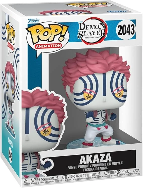 Funko Pop! Animation: Demon Slayer - Akaza - Figura de vinilo coleccionable - Idea de regalo - Mercancía oficial - Juguetes para niños y adultos - Fans del anime - Figura para coleccionistas y exhibición