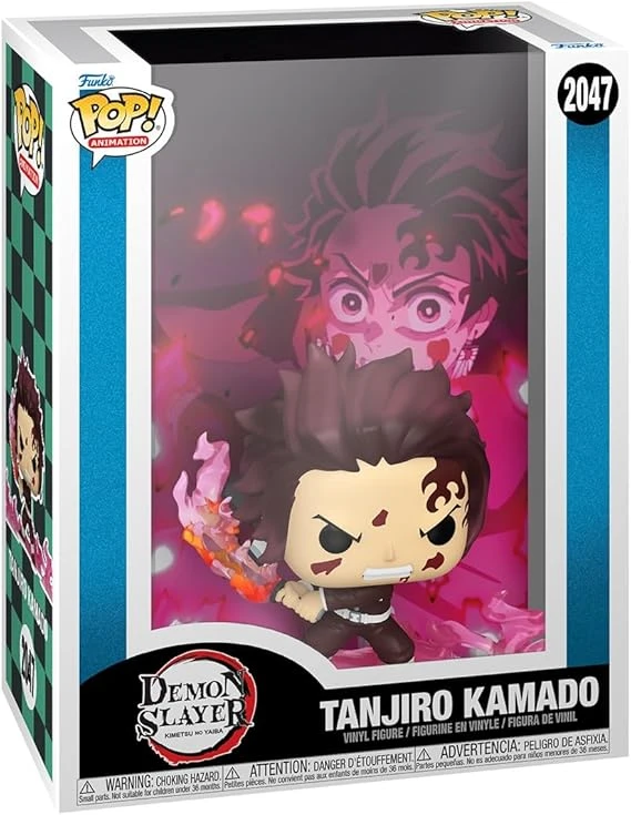 Portada del juego Funko Pop!: Demon Slayer - Tanjiro Kamado - Figura de vinilo coleccionable - Idea de regalo - Mercancía oficial - Juguetes para niños y adultos - Fans del anime - Figura para coleccionistas y exhibición