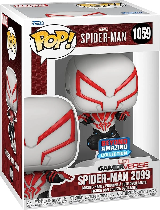 Funko - ¡Papá! Marvel: Beyond Amazing: Spider-Man 2099, Convención de verano, exclusiva de Amazon