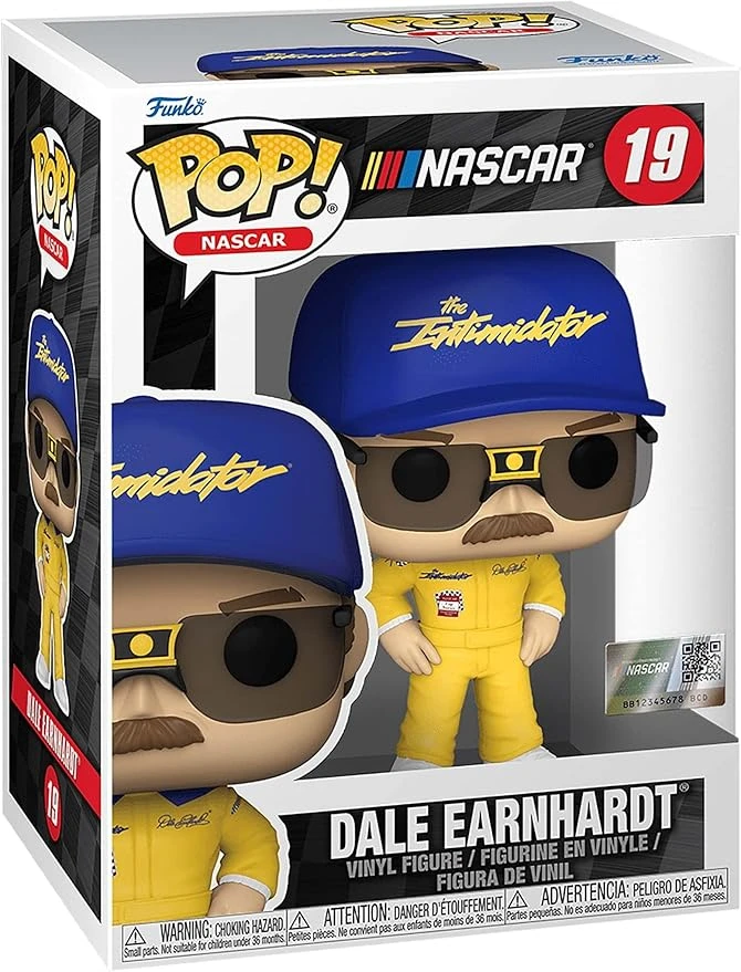 Funko Pop! Nascar: Dale Earnhardt Sr. - (- Yellow Wrangler) - Figura de Vinilo Coleccionable - Idea de Regalo - Mercancia Oficial - Juguetes para Niños y Adultos - Sports Fans