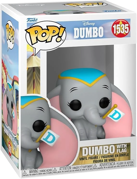 Funko Pop! Disney: Dumbo - Dumbo con bandera