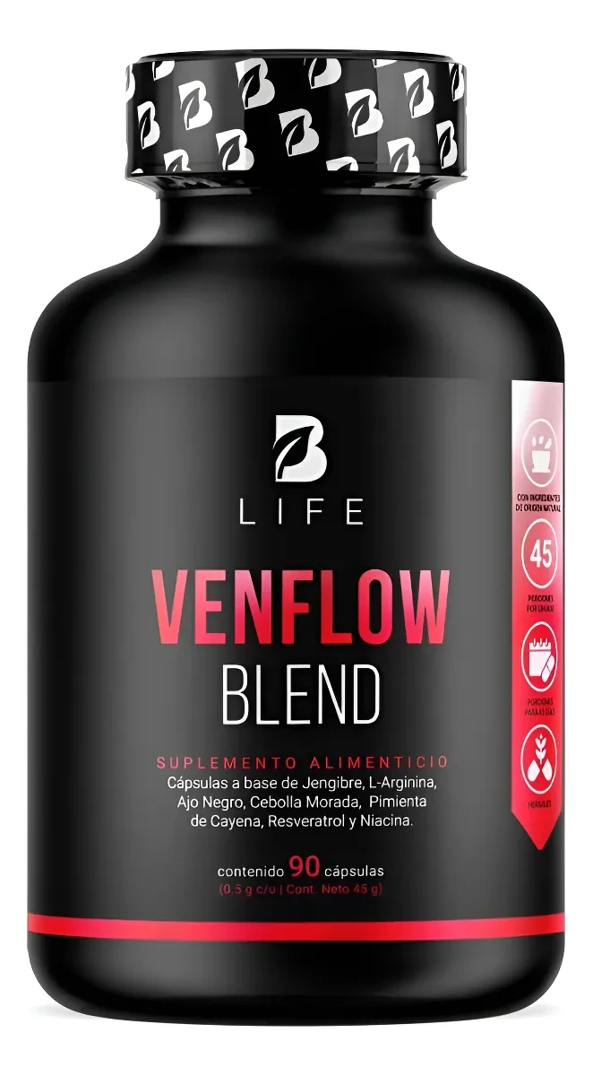 Complejo Para La Circulación De 90 Cáps. Venflow Blend B Life