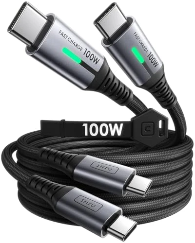 Cable USB tipo C de 100 W 2 mts INIU